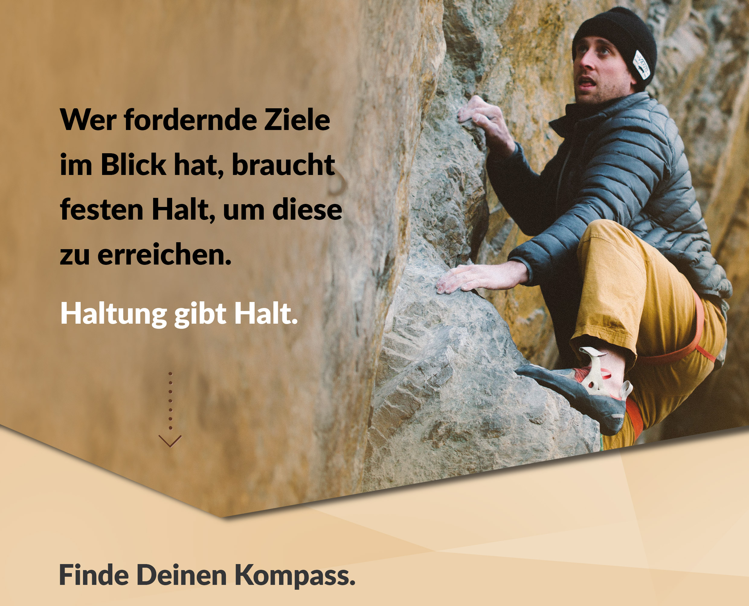 Haltung gibt Halt.